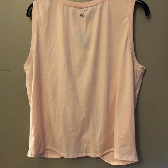 Eddie Bauer shirt - light pink sleeveless twist front NWT - Picture 6 of 11